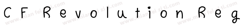 CF Revolution Regula字体转换